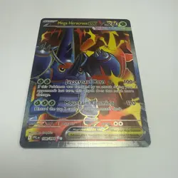 Mega Heracross ex FULL ART 108/094 Pokemon Cards Phantasmal Flames - PACK FRESH - Image 1