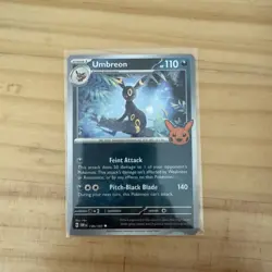 Umbreon 130/197 Trick or Trade BOOster Regular NM Pokemon Card 2024 - Image 1
