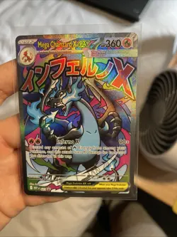 Mega Charizard Ex Black Star Promo 023 - Mega Charizard Ex UPC Promo Card Mint - Image 1