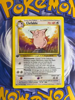 Pokemon Card - Clefable Jungle 1st Edition 17/64 Rare - Image 1