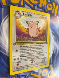 Pokemon Card - Clefable Jungle 1st Edition 17/64 Rare - Image 2