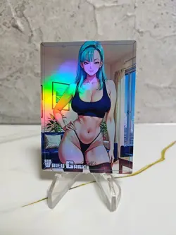 Bulma DBZ Trading Card Waifu Goddess Story Anime Girl holo Karte Manga Full - Image 1