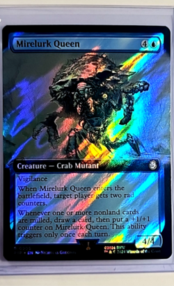 2024 Magic The Gathering PIP Fallout Extended Art Surge Foil #905 Mirelurk Queen - Image 1