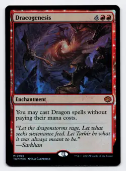 Dracogenesis [0105] TDM Mythic Foil [MTG Card English] - Image 1
