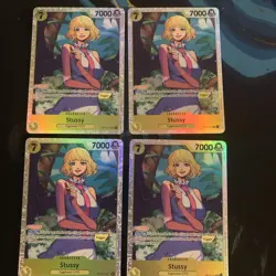Stussy SR OP13-110 ENGLISH ONE PIECE Card Carrying on His Will - play set x4 - Image 3