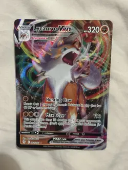 Lycanroc VMAX 092/203 Sword & Shield Evolving Skies Holo Ultra Rare Pokemon Card - Image 3