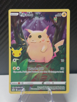 Pokemon Pikachu Holo Card Celebrations 005/025 25th Anniversary Edition NM/M(11) - Image 1