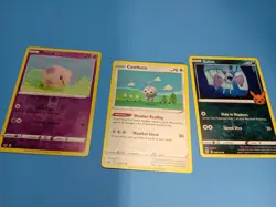 Pokemon TCG Crocheted Art Lot of 3 Cards by Asako Ito - Includes 1 Reverse Holo - Image 1
