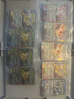 Prismatic Evolutions Surprise Box Stamped Promo Sealed Lot of 9 Cards - Image 1