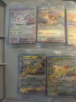 Prismatic Evolutions Surprise Box Stamped Promo Sealed Lot of 9 Cards - Image 2