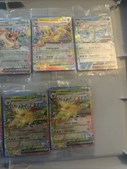 Prismatic Evolutions Surprise Box Stamped Promo Sealed Lot of 9 Cards - Image 4