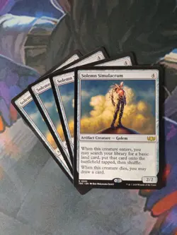 Solemn Simulacrum x 4 | 7% Off 2+ | Dragonstorm | NM | MTG - Image 1