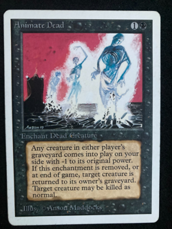 Animate Dead Unlimited (3rd Ed) MTG - Image 1