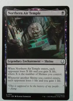 Northern Air Temple *Uncommon* Magic MtG x1 Avatar: The Last Airbender - Image 1