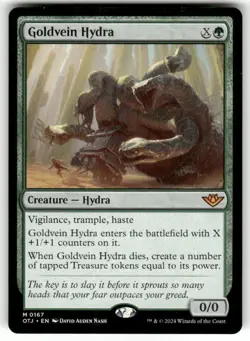 MTG: Goldvein Hydra OTJ Outlaws of Thunder Junction MTG Regular NM - Image 1