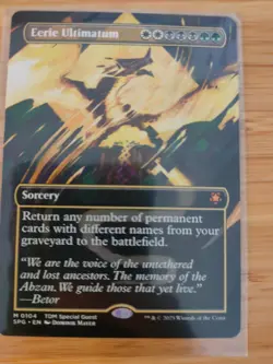 MTG Eerie Ultimatum (Borderless) 0104 Tarkir: Dragonstorm M/NM Free UK P&P - Image 1