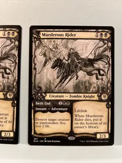 2x Murderous Rider Swift End 287 Throne of Eldraine Showcase MTG Magic Regular - Image 3