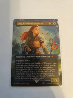 Aloy, Savior of Meridian Borderless FOIL MTG Secret Lair x Playstation Nm/M - Image 1