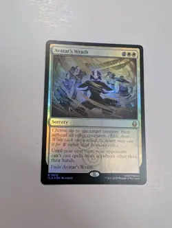 MTG - Avatar's Wrath (Foil) - Avatar: The Last Airbender NM/M Condition - Image 1