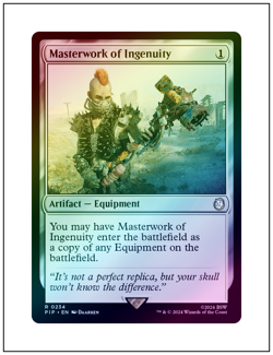 1x Masterwork of Ingenuity, Foil, Magic the Gathering MTG NM - Image 1