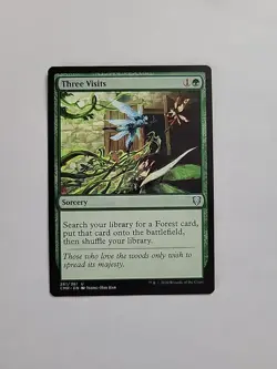 MTG - Three Visits _ Commander Legends Regular U #261 - Image 1