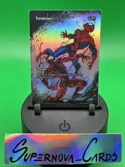 Spider-Man MTG Magic The Gathering Terminate Foil Marvel Eternal-Legal - Image 1