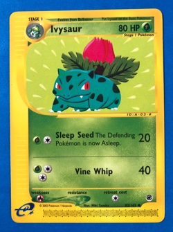 Ivysaur 2002 Pokemon Expedition Base Set Uncommon 82/165 LP+ - Image 1