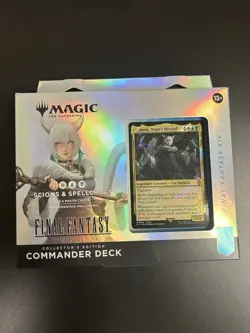 Magic The Gathering Final Fantasy Collector’s Ed. Commander Deck Bundle -in Hand - Image 4
