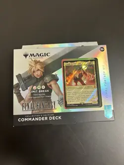 Magic The Gathering Final Fantasy Collector’s Ed. Commander Deck Bundle -in Hand - Image 5