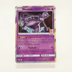 Pokemon - Mewtwo 184/SM-P - KFC Promo - Holo - Indonesisch - NM - Image 1
