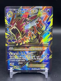 M Gyarados EX Full Art 115/122 Pokemon XY Breakpoint English Mega NM - Image 1