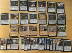 Magic The Gathering Lot Of 39 Battle For Baldur’s Gate ARTIFACT and LAND Card - Image 1