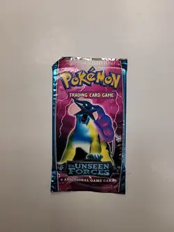 Pokemon EX UNSEEN FORCES Booster Pack, RAIKOU, Factory Sealed - Image 1