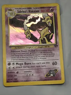 Sabrina’s Alakazam 16/132 , Gym Challenge Unlimited, Pokemon TCG - Image 2