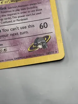 Sabrina’s Alakazam 16/132 , Gym Challenge Unlimited, Pokemon TCG - Image 3