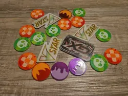 Lot Of 102 Pokemon Coins And Dice There Is 56 Dice And 47 Coins - Image 5