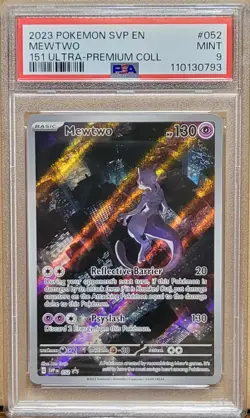 2023 Pokemon 151 Mew ex metal, Mewtwo, Mew ex UPC Set PSA 10,9,8 - Image 4
