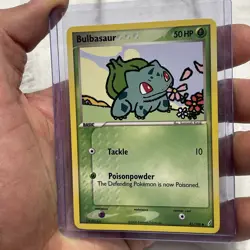 Pokemon Bulbasaur Crystal Guardians CG 45/100 Common Grass Basic LP+ Pokemon TCG - Image 2