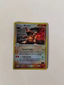 Team Magma's Rhydon 22/95 Pokemon Team Magma Vs. Aqua Non Holo NM 2003 box-3 MP - Image 1