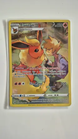 Pokemon TCG - Flareon TG01/TG30 Holo Brilliant Stars Trainer Gallery Near Mint - Image 2