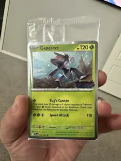 Pokemon Genesect 008/094 Phantasmal Flames Best Buy Promo NM In Hand - Image 1