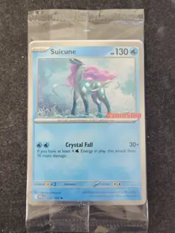 Pokemon Phantasmal Flames Suicune 026/094 Promo GameStop Sealed Stamped Rare - Image 1