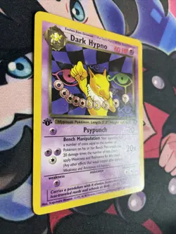 Dark Hypno 26/82 Team Rocket 1st Edition Pokemon NM - Image 2