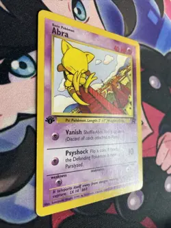 Pokemon TCG Team Rocket Abra 49/82 1st Edition WOTC LP+ - Image 2
