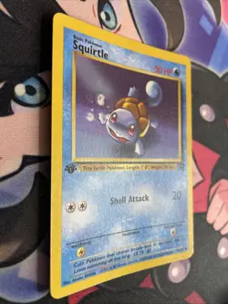 Pokemon Squirtle 1st Edition Team Rockets Series 68/82 Common NM - Image 2