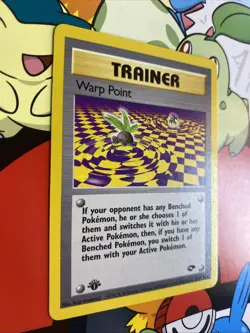 Warp Point Non-Holo 1st Edition Common 126/132 Pokemon TCG Gym Challenge NM - Image 2