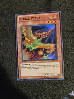Yugioh Jurrac Ptera HA03-EN006 1st Edition Super Rare - Image 1