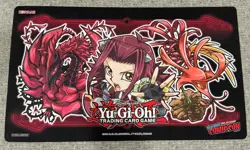Yugioh 5DS Akiza Blackrose Dragon Playmat 2025 NYCC Exclusive Konami (Mint) - Image 1