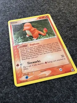 Pokemon TCG Ditto Charmander Card 61/113 EX Delta Species - Image 3