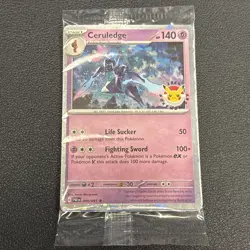 Ceruledge - (Pokemon Day 2024) (Cosmos Holo) 040/091 SEALED PROMO Pokemon Card - Image 1